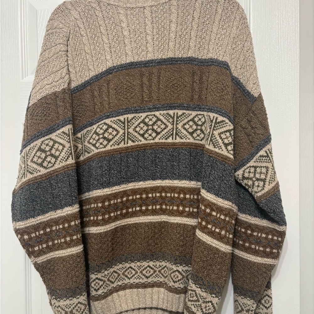 Liberty Sweaters Multicolor Patterned Grandpa Swe… - image 4